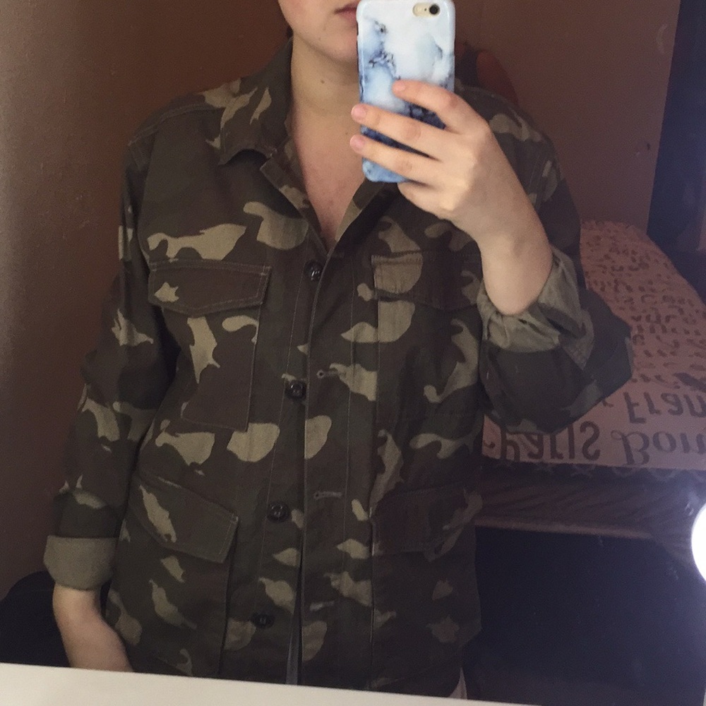 H&M camo jacket
